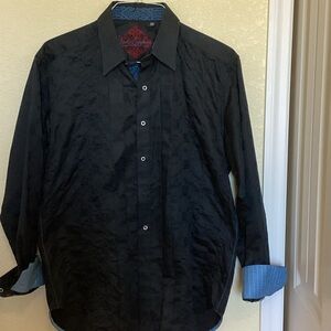 Robert Graham Black Dress Shirt